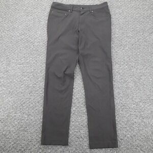 Lululemon ABC Slim Fit 5 Pocket Pant Mens 29x32 Warpstreme Black Stretch